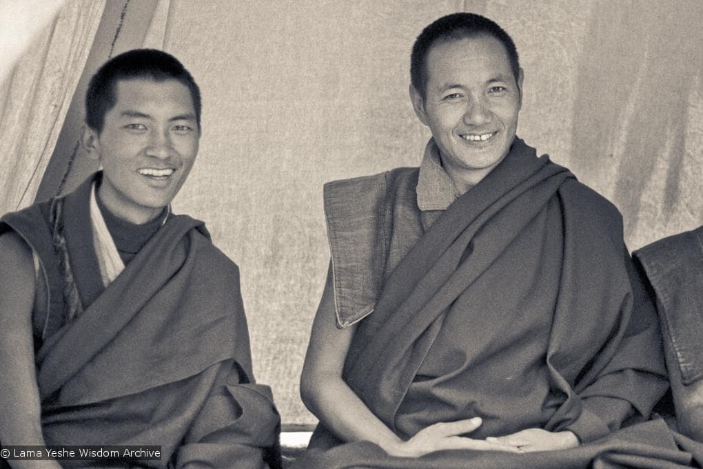 Lama Zopa and Lama Yeshe